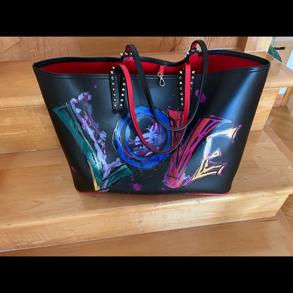 Christian Louboutin Handbags - Christian Louboutin Cabata Calf Paris Love